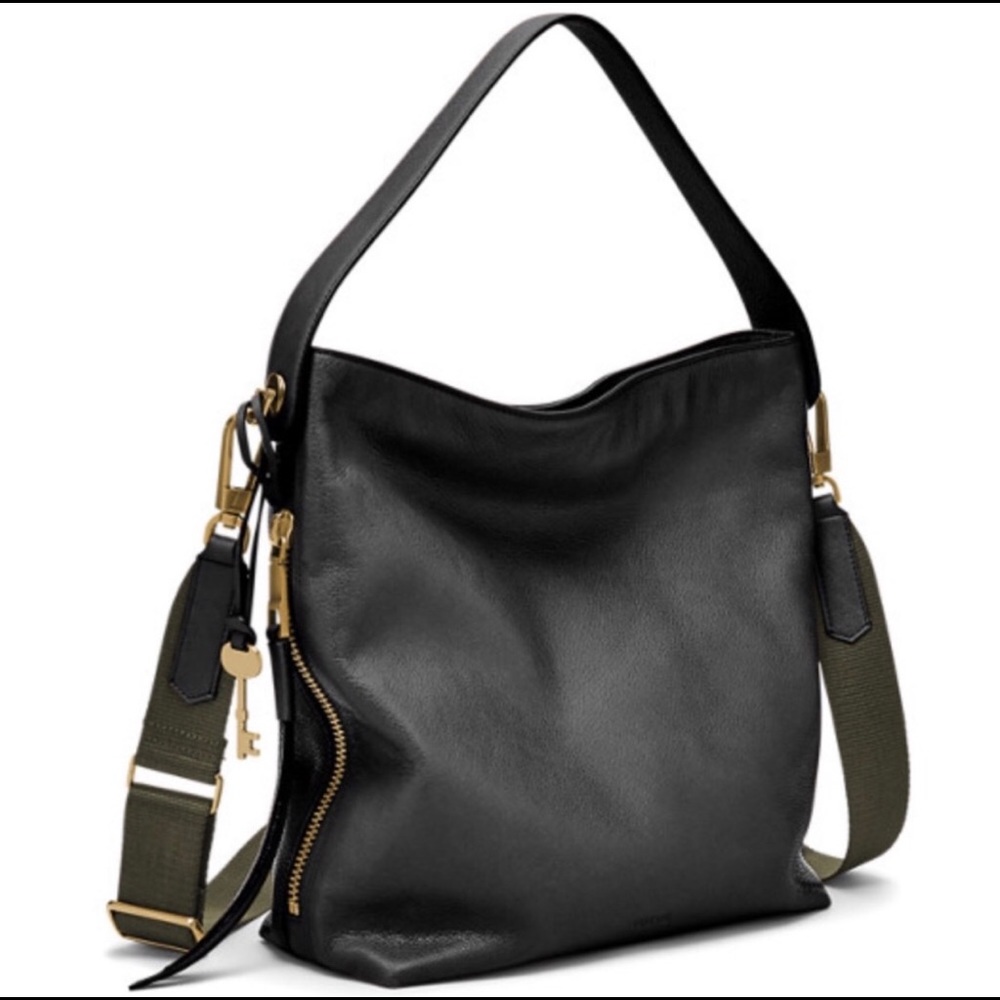 Fossil Maya Hobo Bag - Black